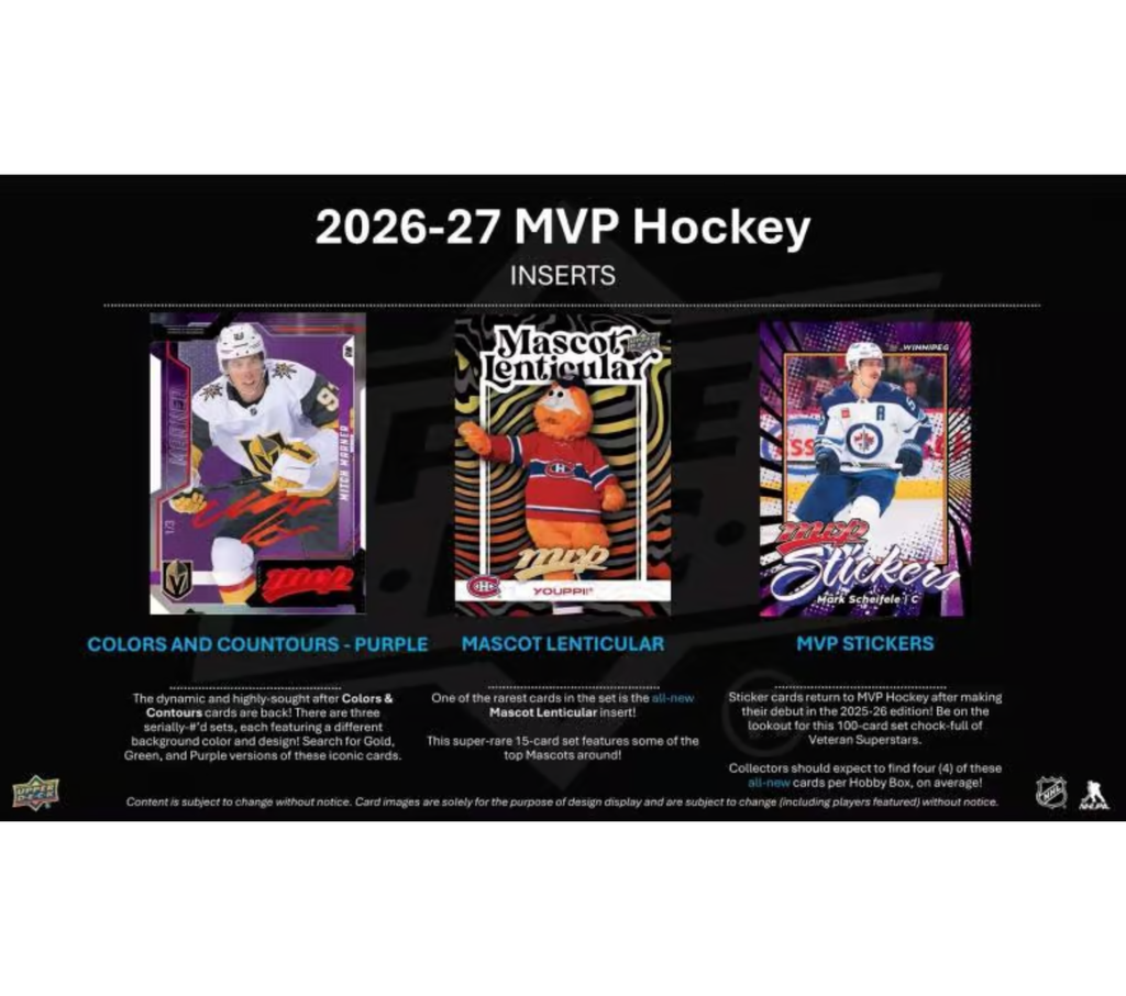 Upper Deck NHL MVP Hockey 2026-27