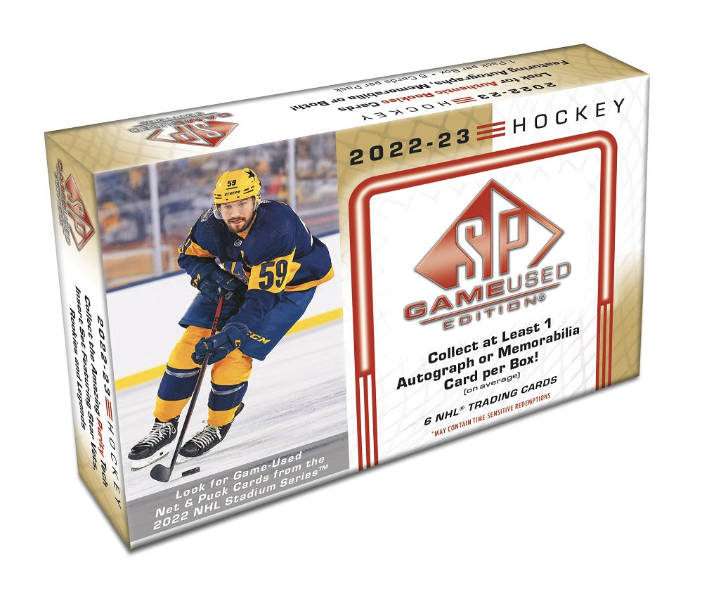 Upper Deck 2022-23 NHL SP Game Used Hockey
